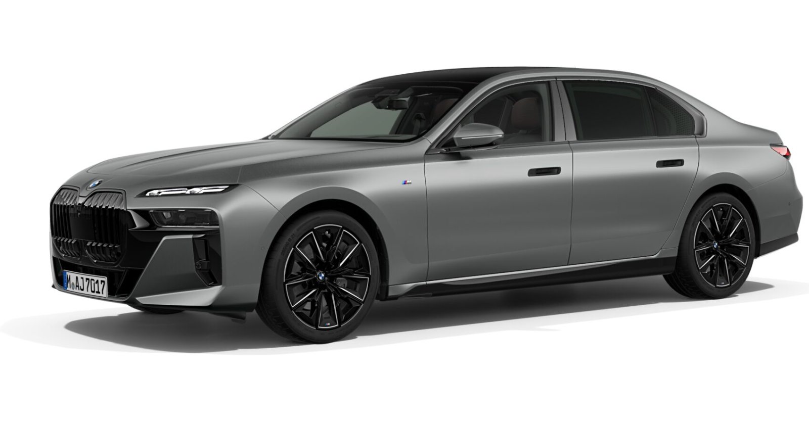 BMW BMW 7er in Grau von vorne