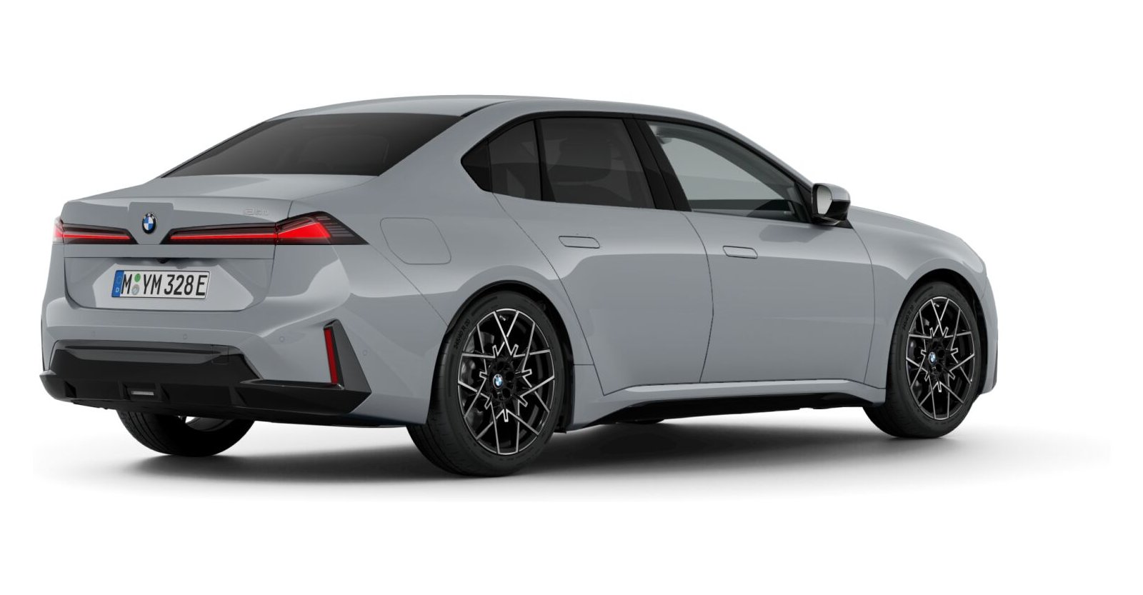 BMW BMW I in Grau von hinten