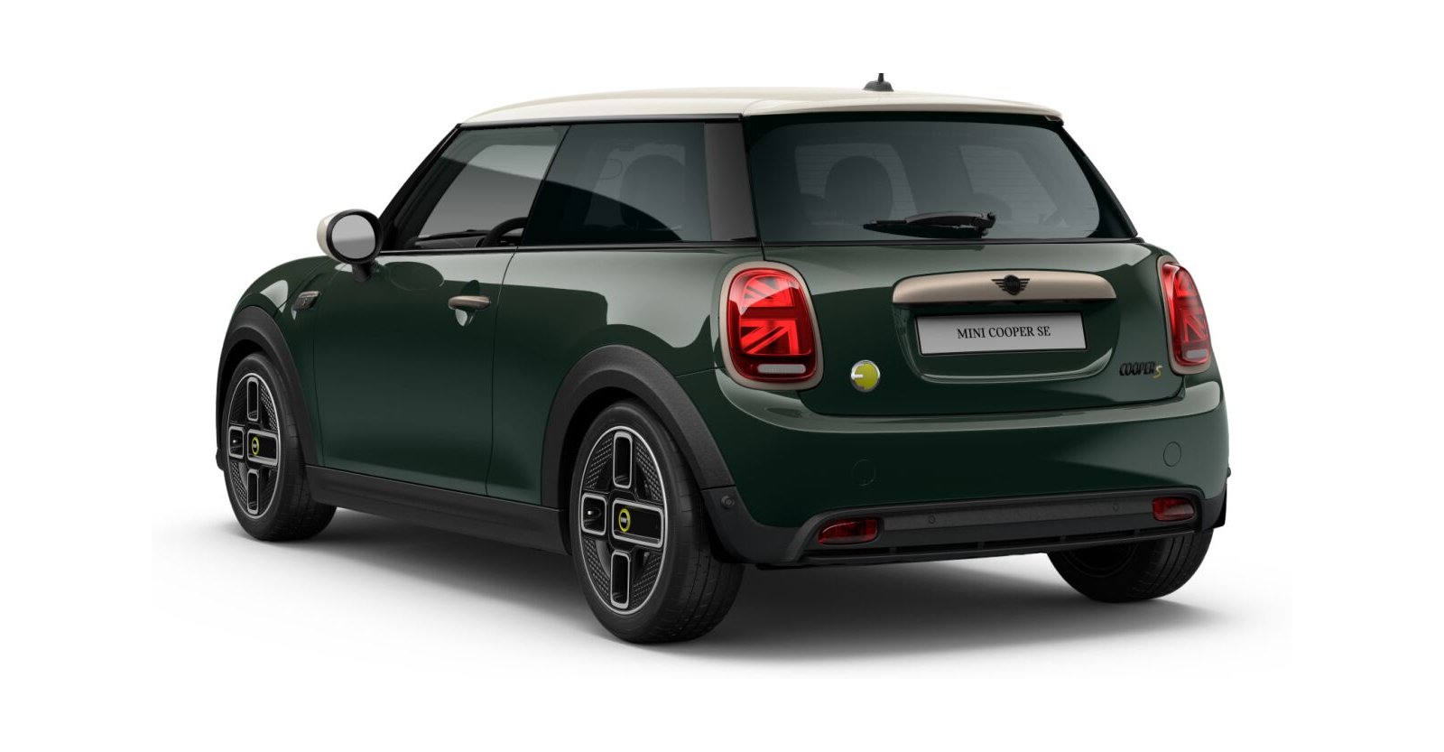 MINI MINI 3-Türer in Grün von hinten