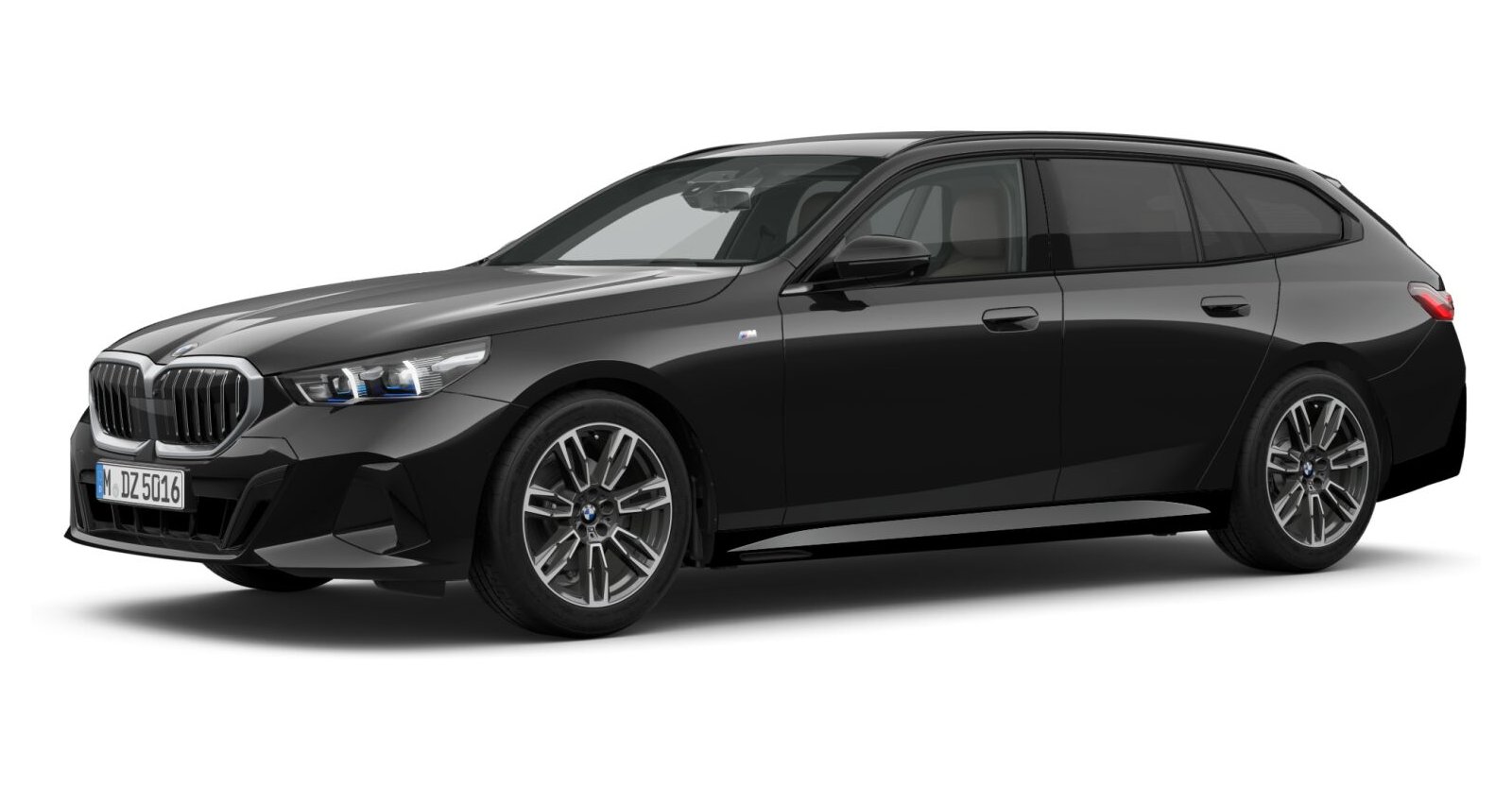 BMW BMW 5er in Schwarz von vorne BMW BMW 5er in Schwarz von vorne