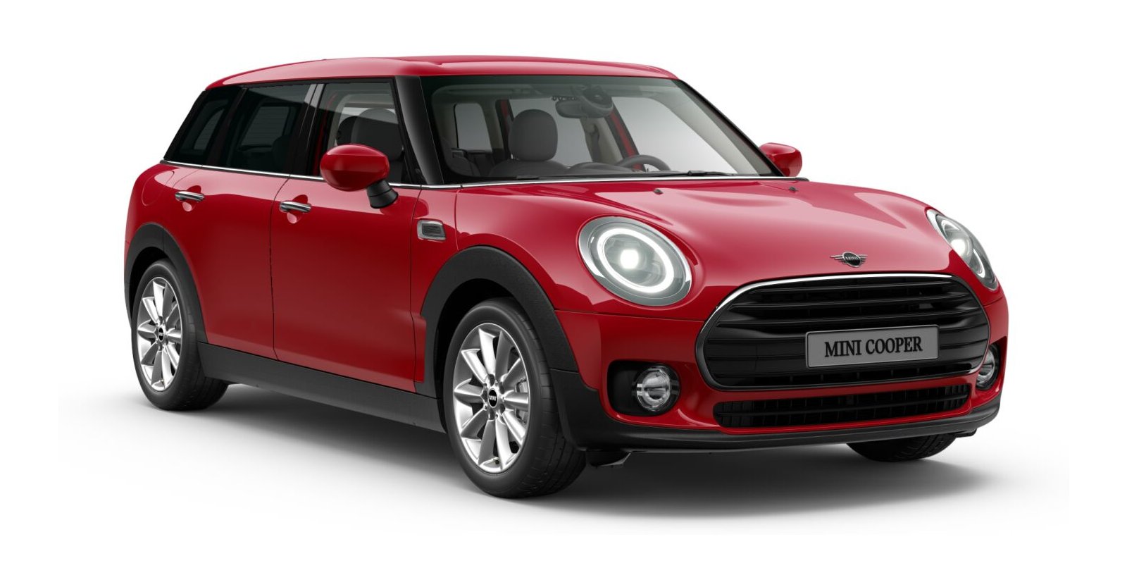 MINI MINI Clubman in Rot von vorne MINI MINI Clubman in Rot von vorne