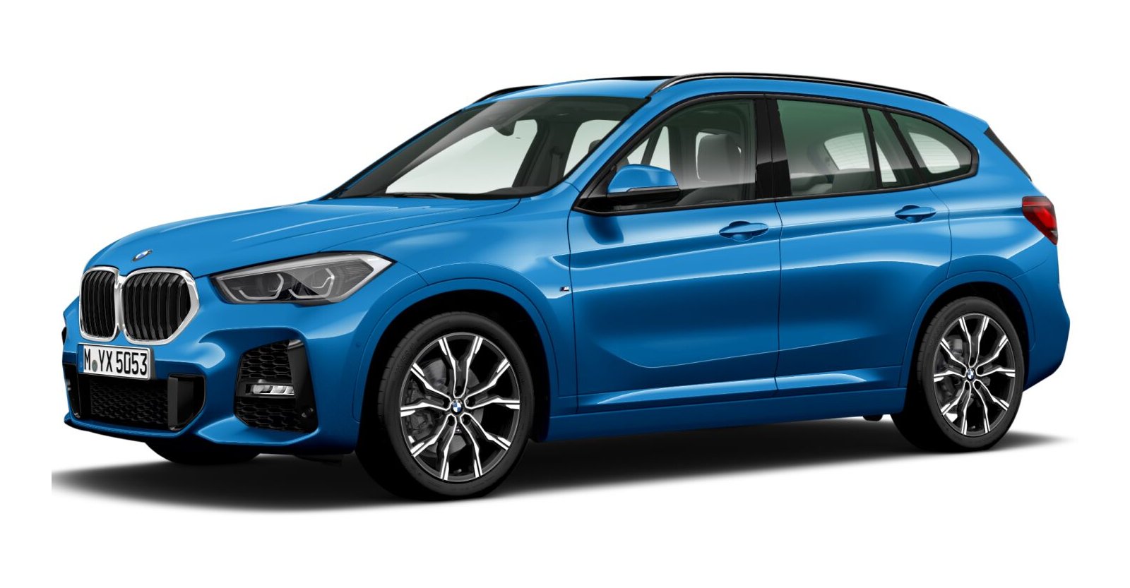 BMW BMW X in Blau von vorne