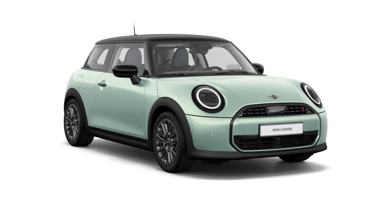 MINI Cooper S in Grün von vorne