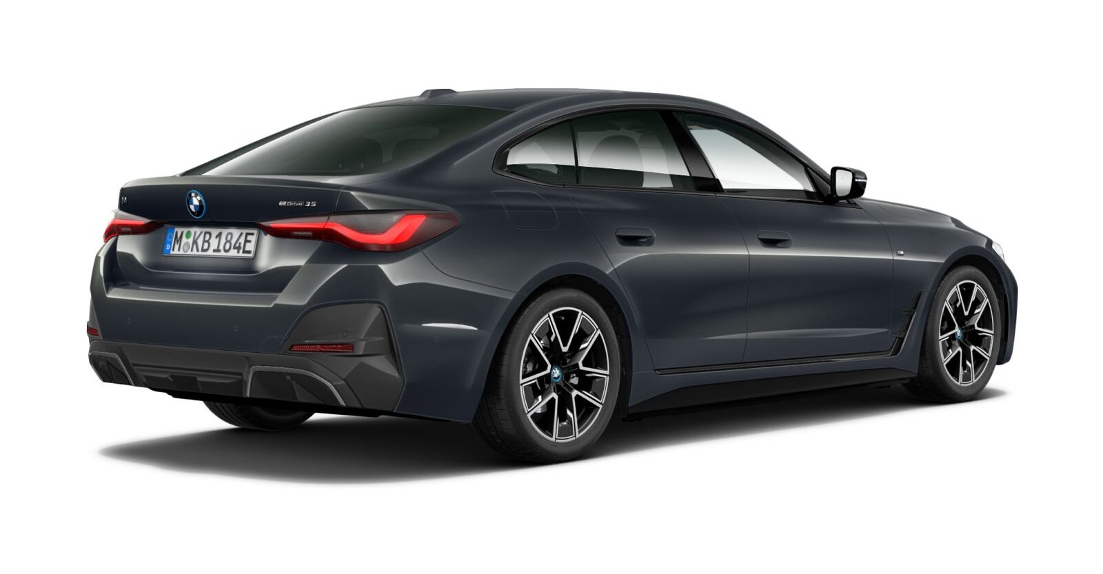 BMW BMW I in Grau von hinten