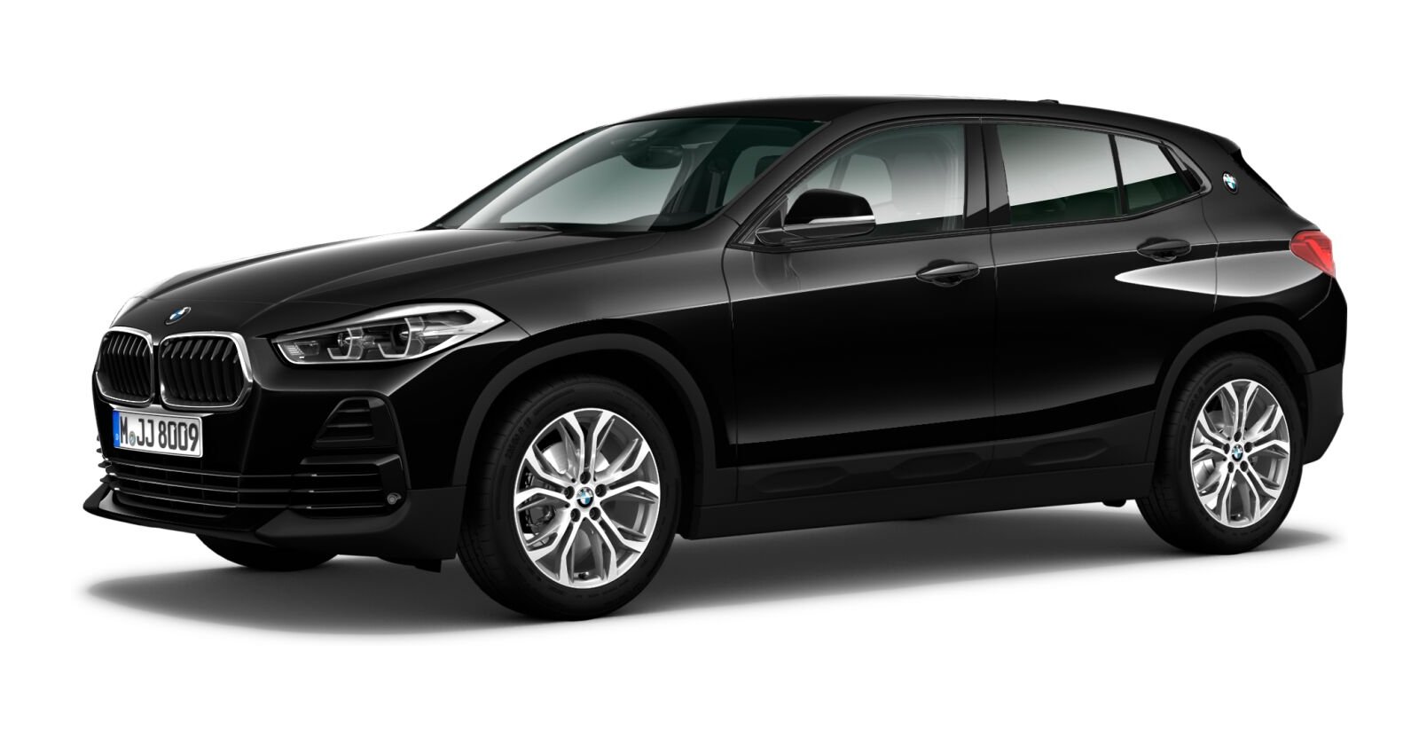 BMW BMW X in Schwarz von vorne