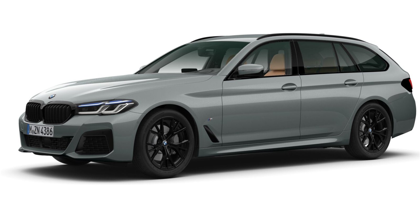 BMW BMW 5er in Grau von vorne BMW BMW 5er in Grau von vorne