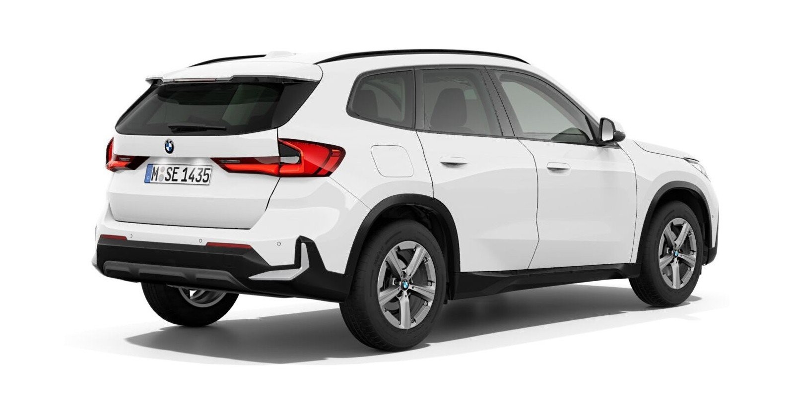 BMW BMW X in Weiß von hinten BMW BMW X in Weiß von hinten