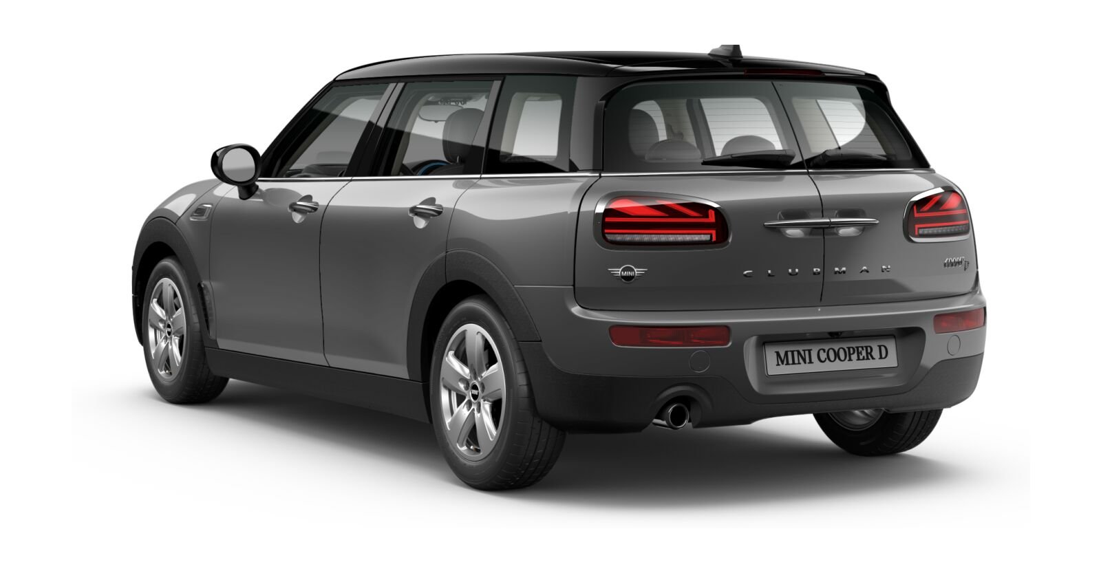 MINI MINI Clubman in Grau von hinten
