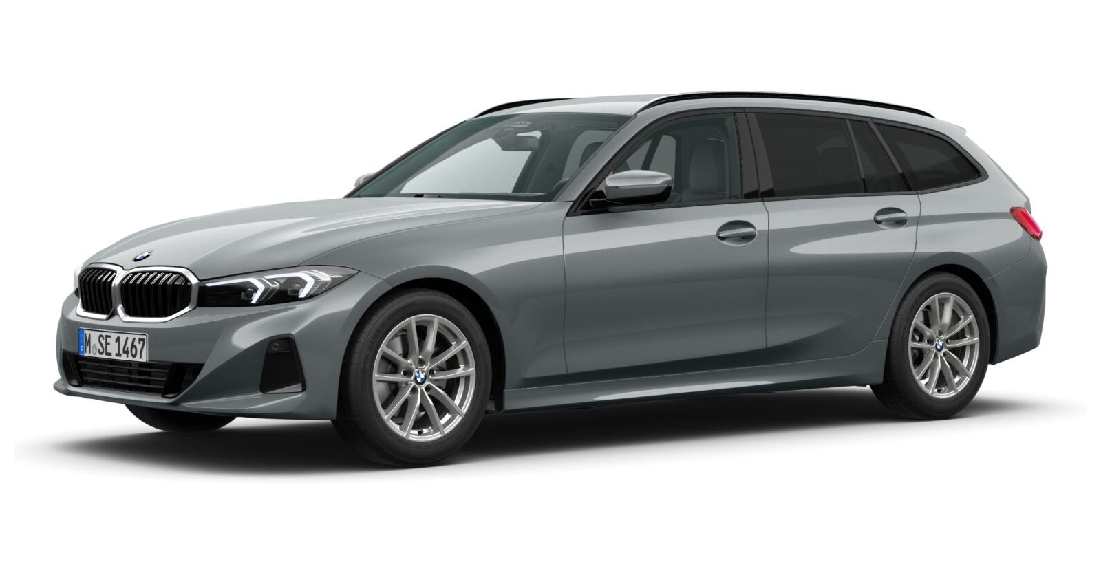 BMW BMW 3er in Grau von vorne