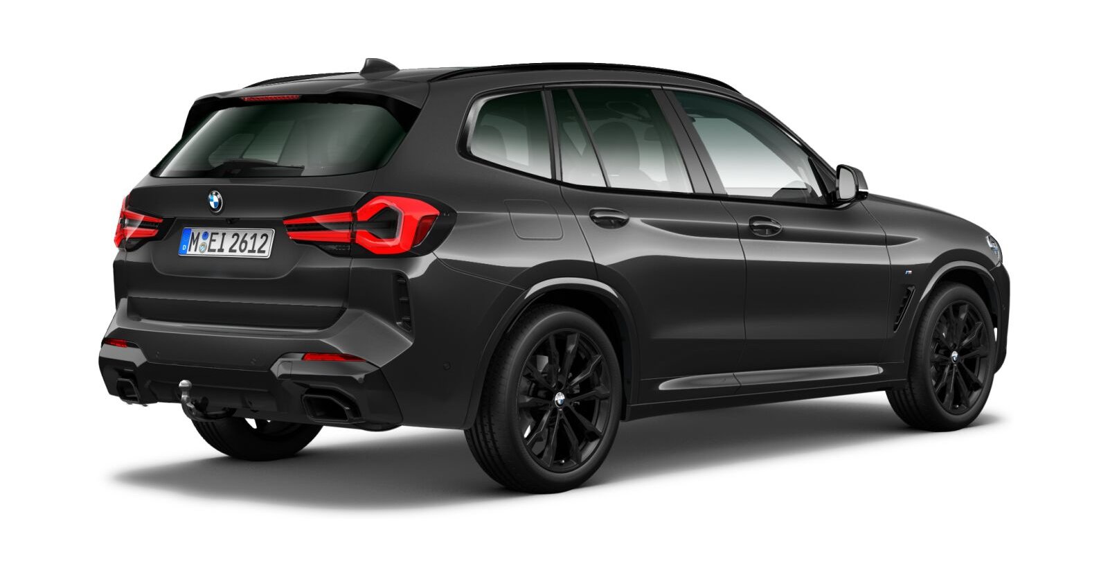 BMW BMW X in Grau von hinten