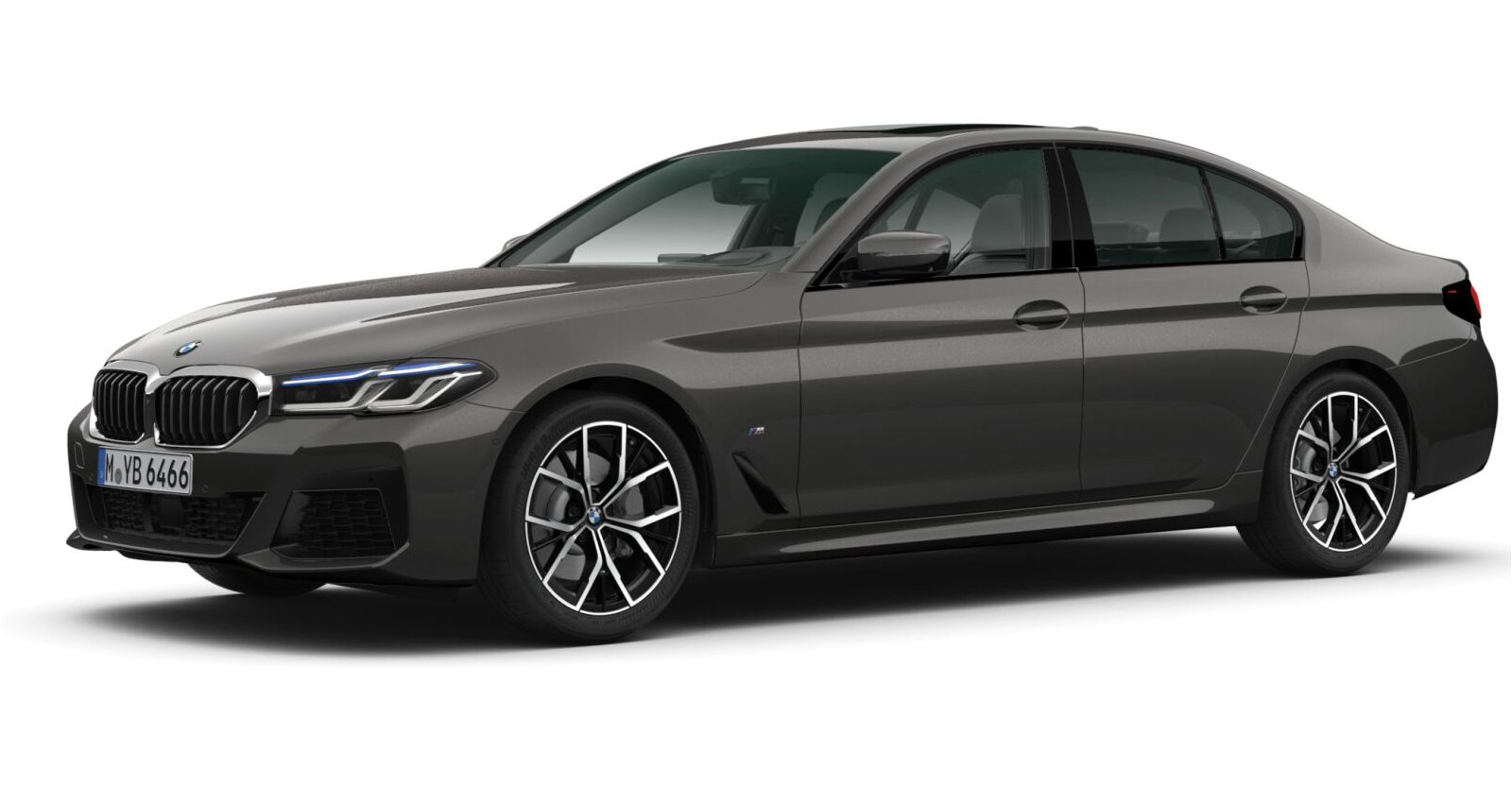 BMW BMW 5er in Grau von vorne