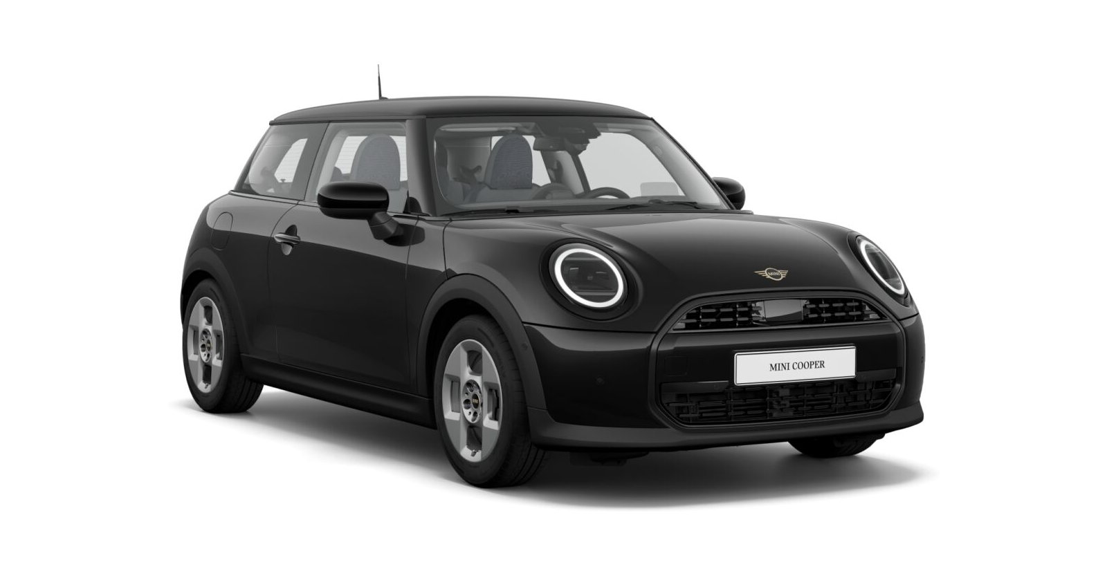 MINI MINI 3-Türer in Schwarz von vorne MINI MINI 3-Türer in Schwarz von vorne