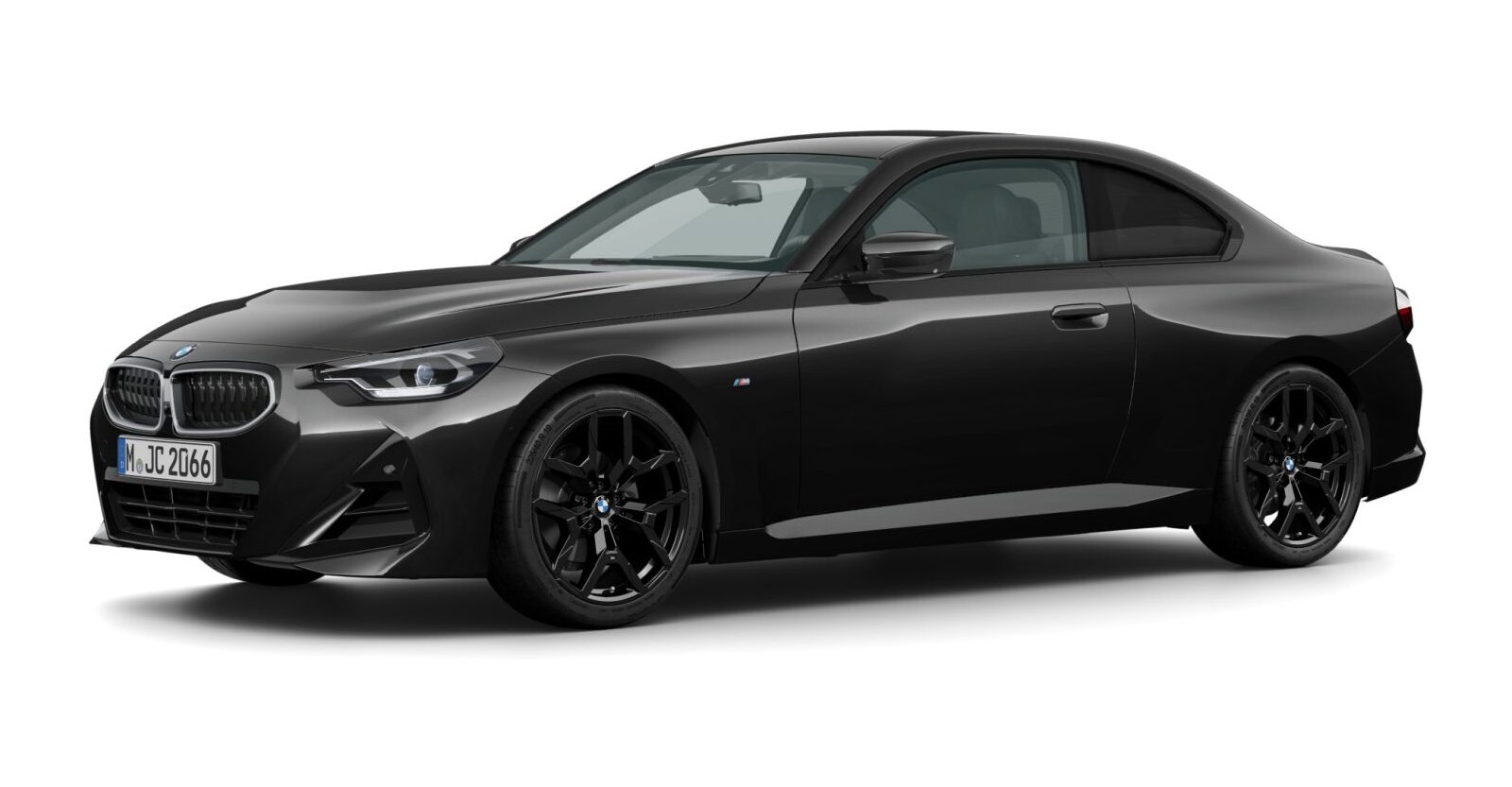 BMW BMW 2er in Schwarz von vorne