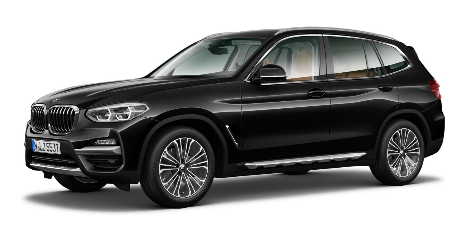 BMW BMW X in Schwarz von vorne