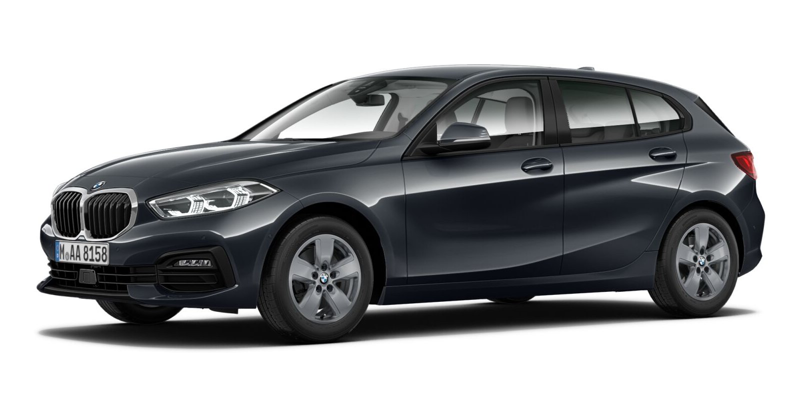 BMW BMW 1er in Grau von vorne BMW BMW 1er in Grau von vorne