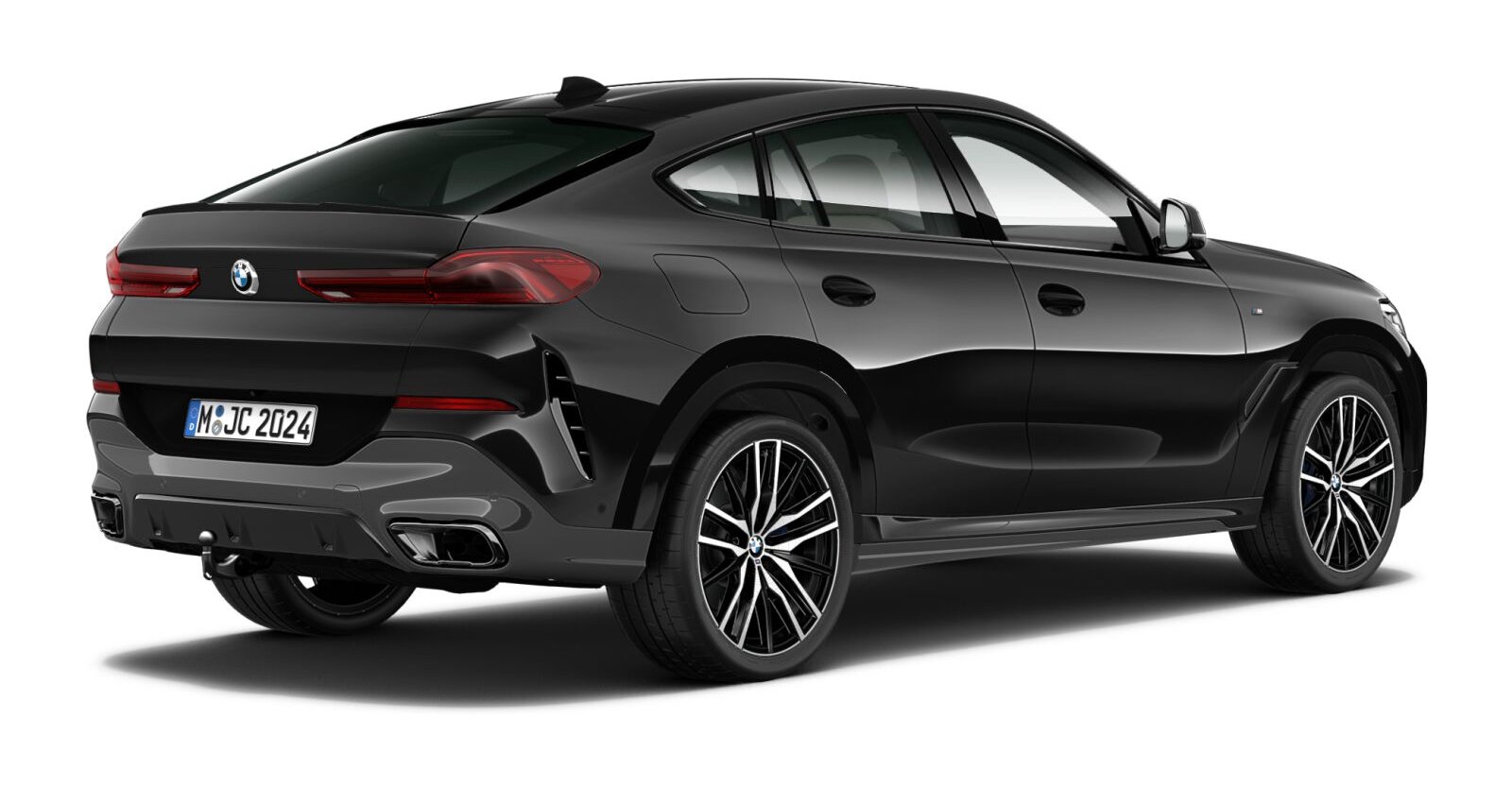 BMW BMW X in Schwarz von hinten BMW BMW X in Schwarz von hinten