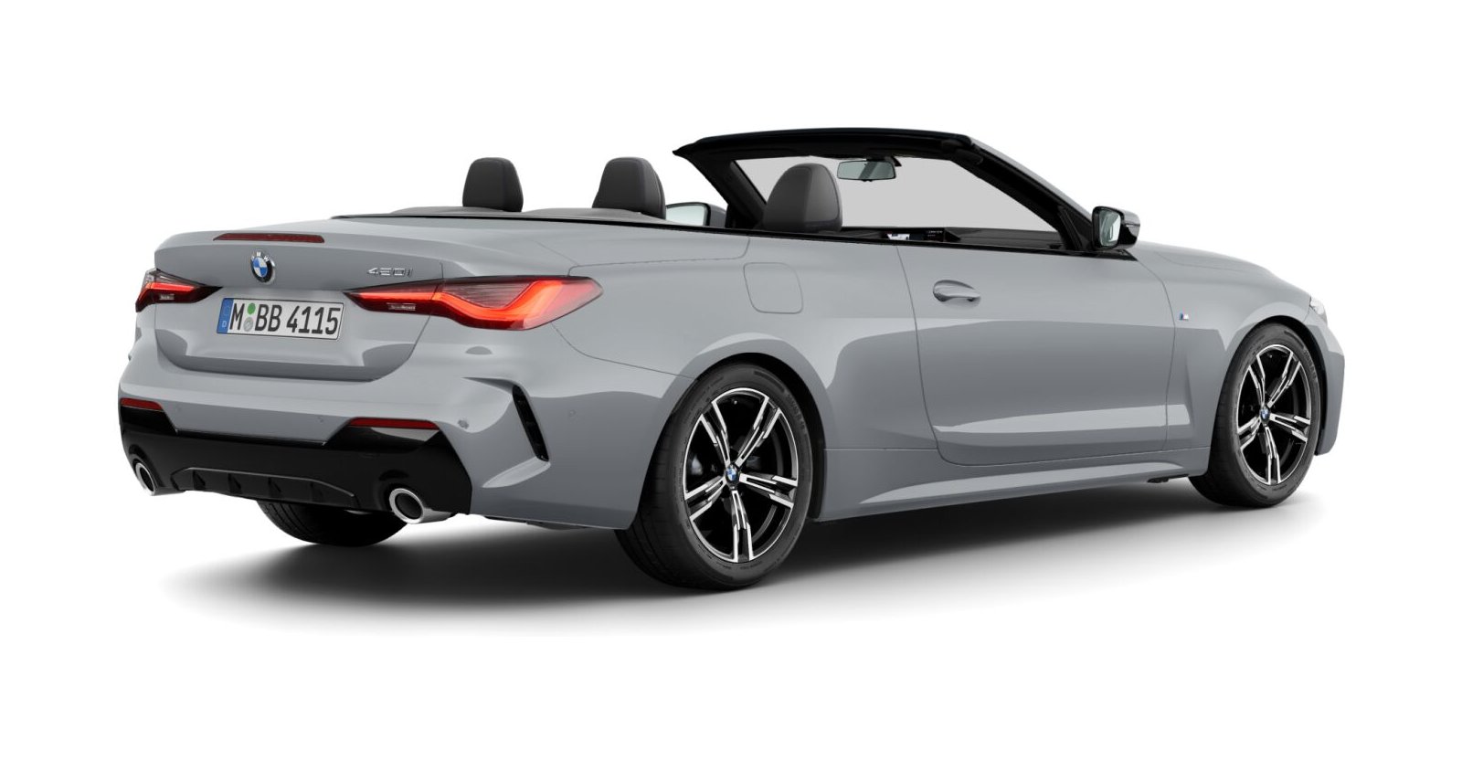 BMW BMW 4er in Grau von hinten BMW BMW 4er in Grau von hinten