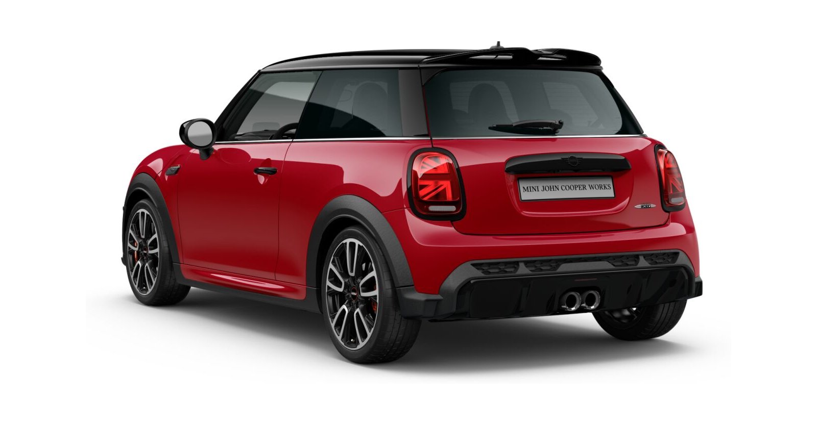 MINI MINI 3-Türer in Rot von hinten MINI MINI 3-Türer in Rot von hinten