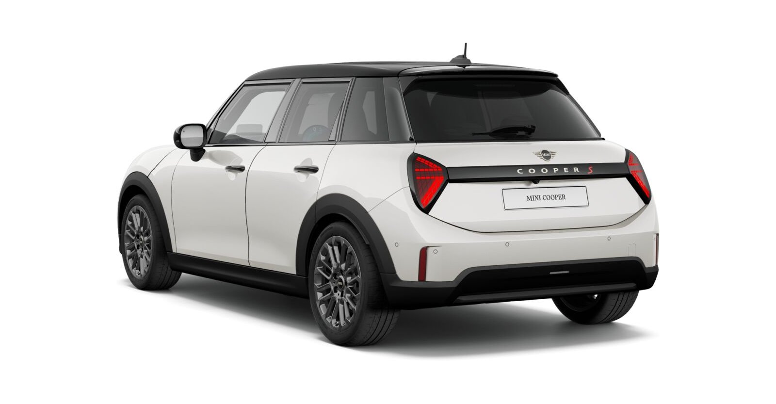MINI MINI 5-Türer in Weiß von hinten MINI MINI 5-Türer in Weiß von hinten