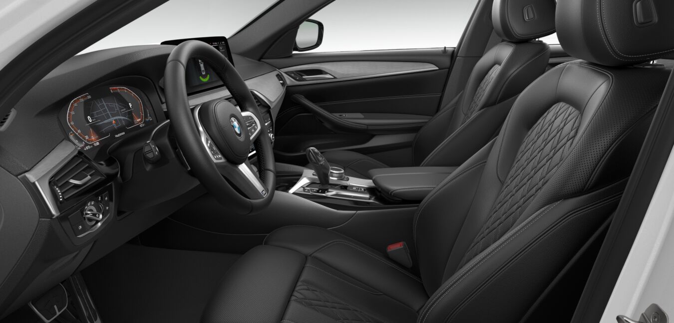 BMW BMW 5er im Innenraum seitlich