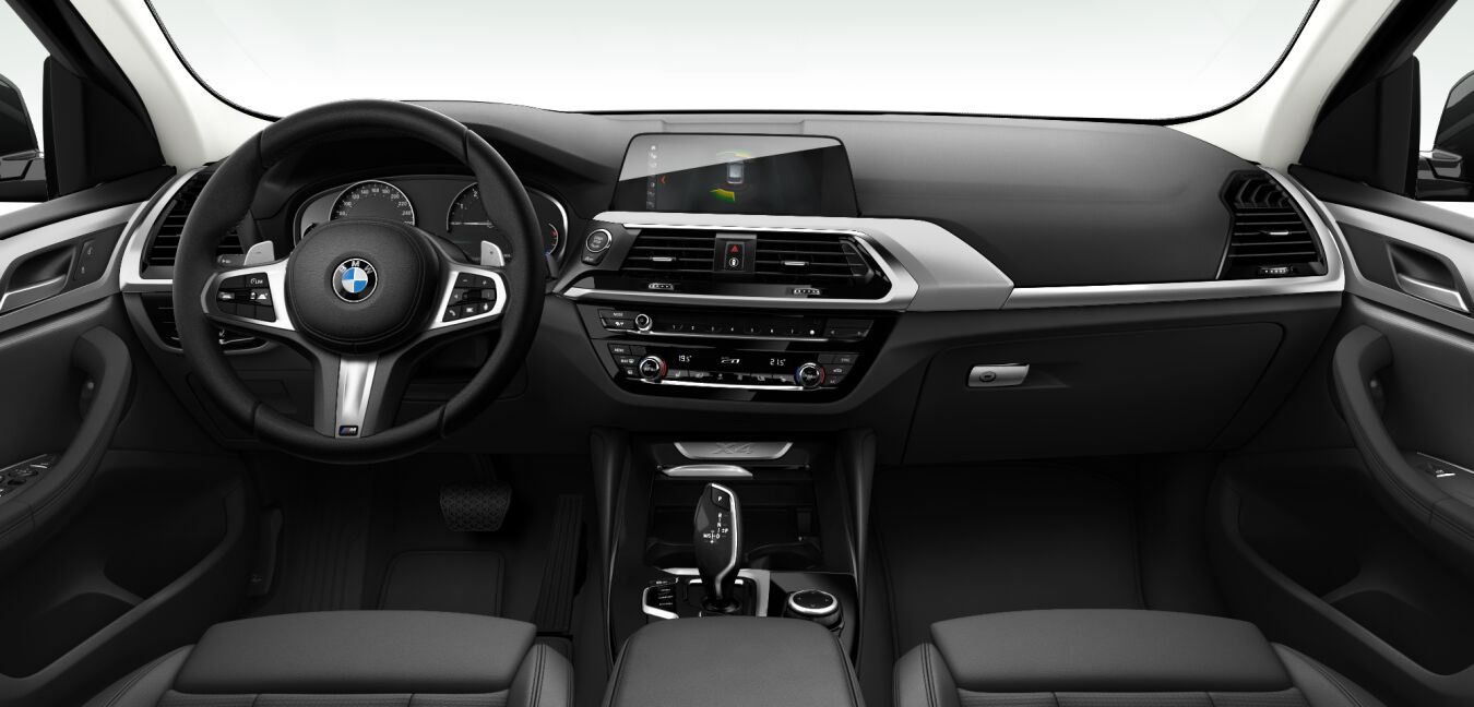 BMW BMW X im Innenraum von vorne