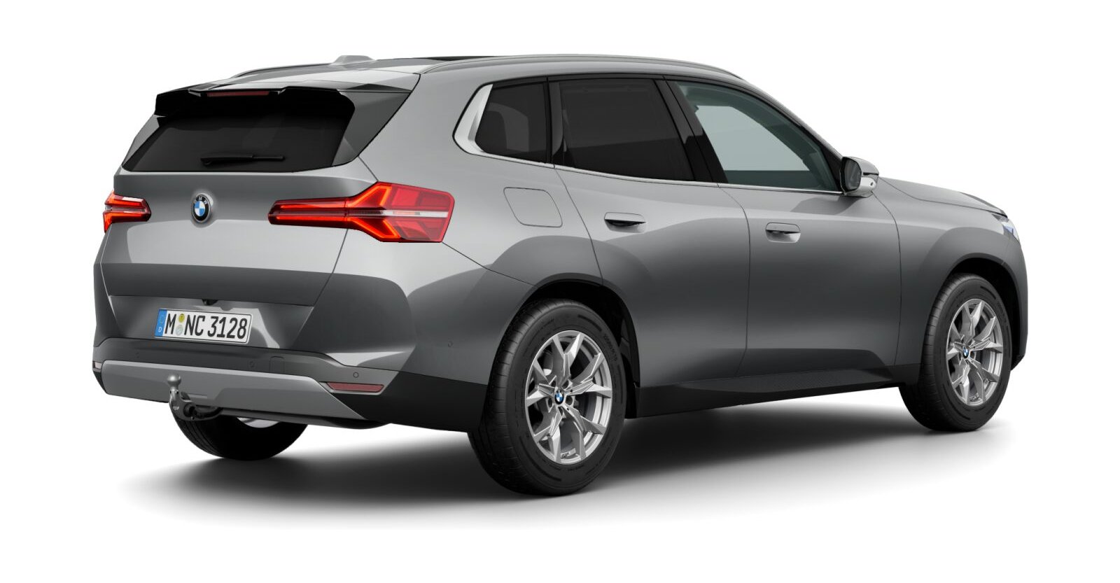 BMW BMW X in Grau von hinten