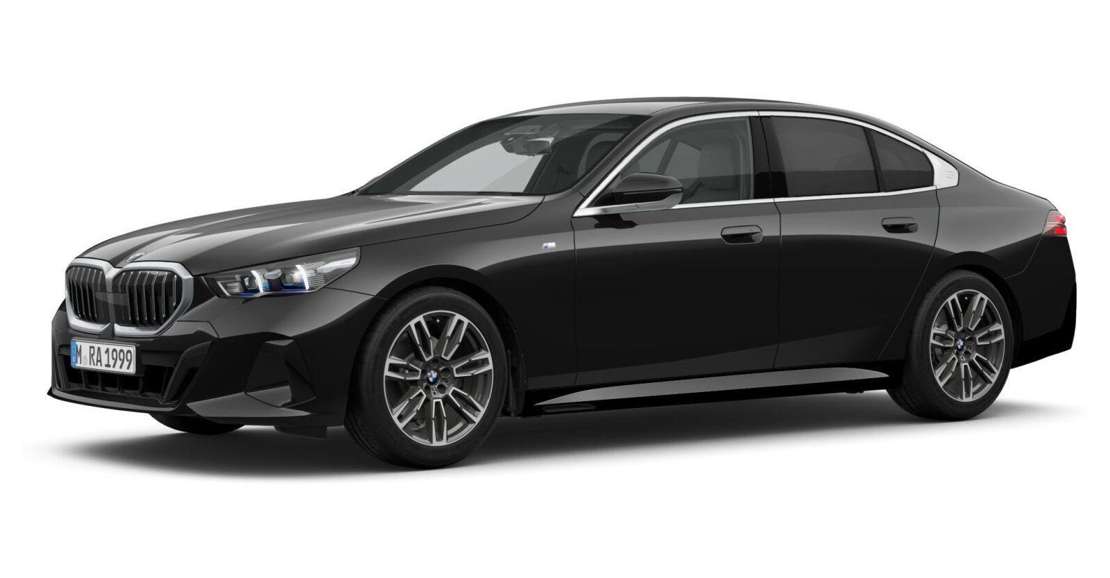 BMW BMW 5er in Schwarz von vorne BMW BMW 5er in Schwarz von vorne