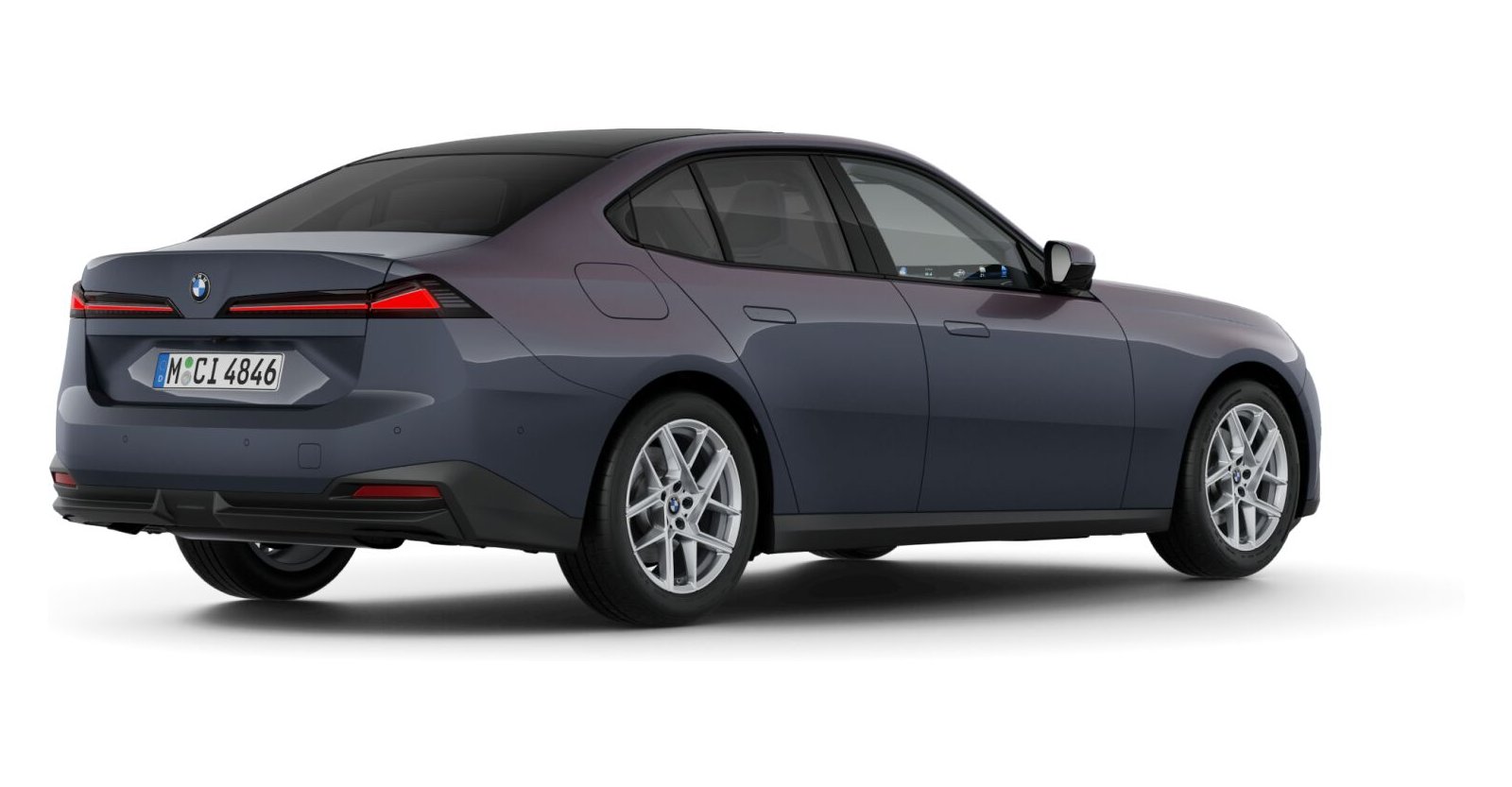 BMW BMW 3er in Grau von hinten