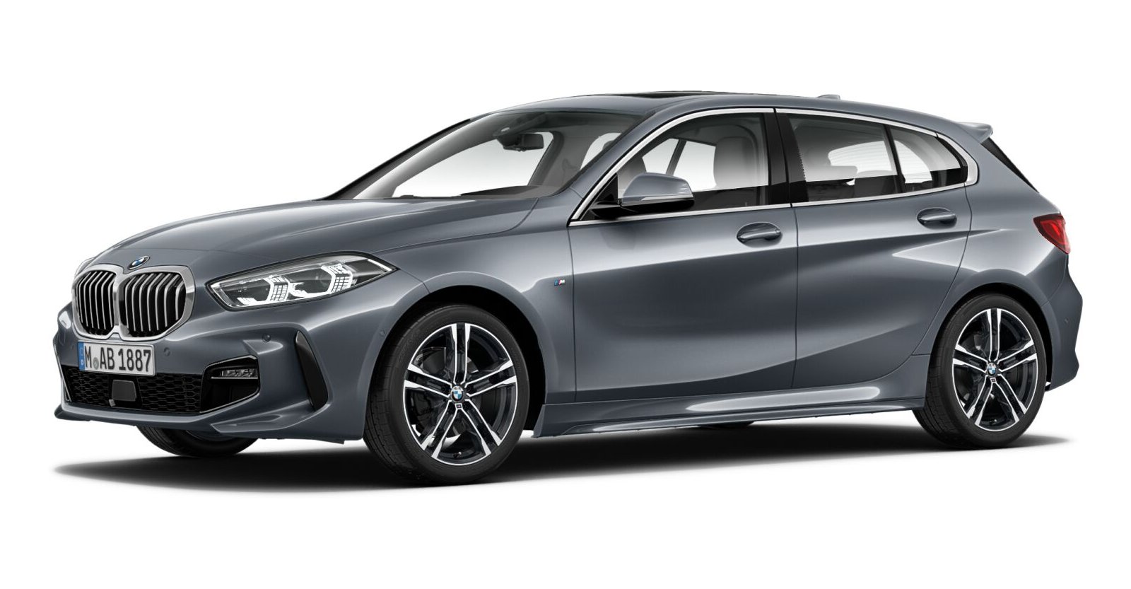 BMW BMW 1er in Grau von vorne BMW BMW 1er in Grau von vorne