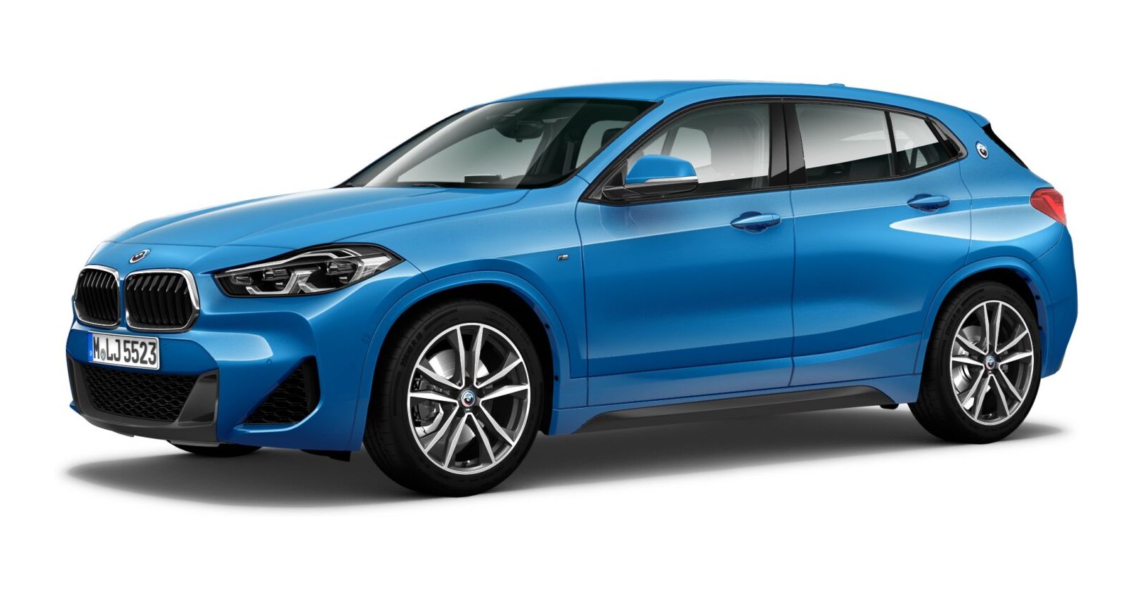 BMW BMW X in Blau von vorne BMW BMW X in Blau von vorne
