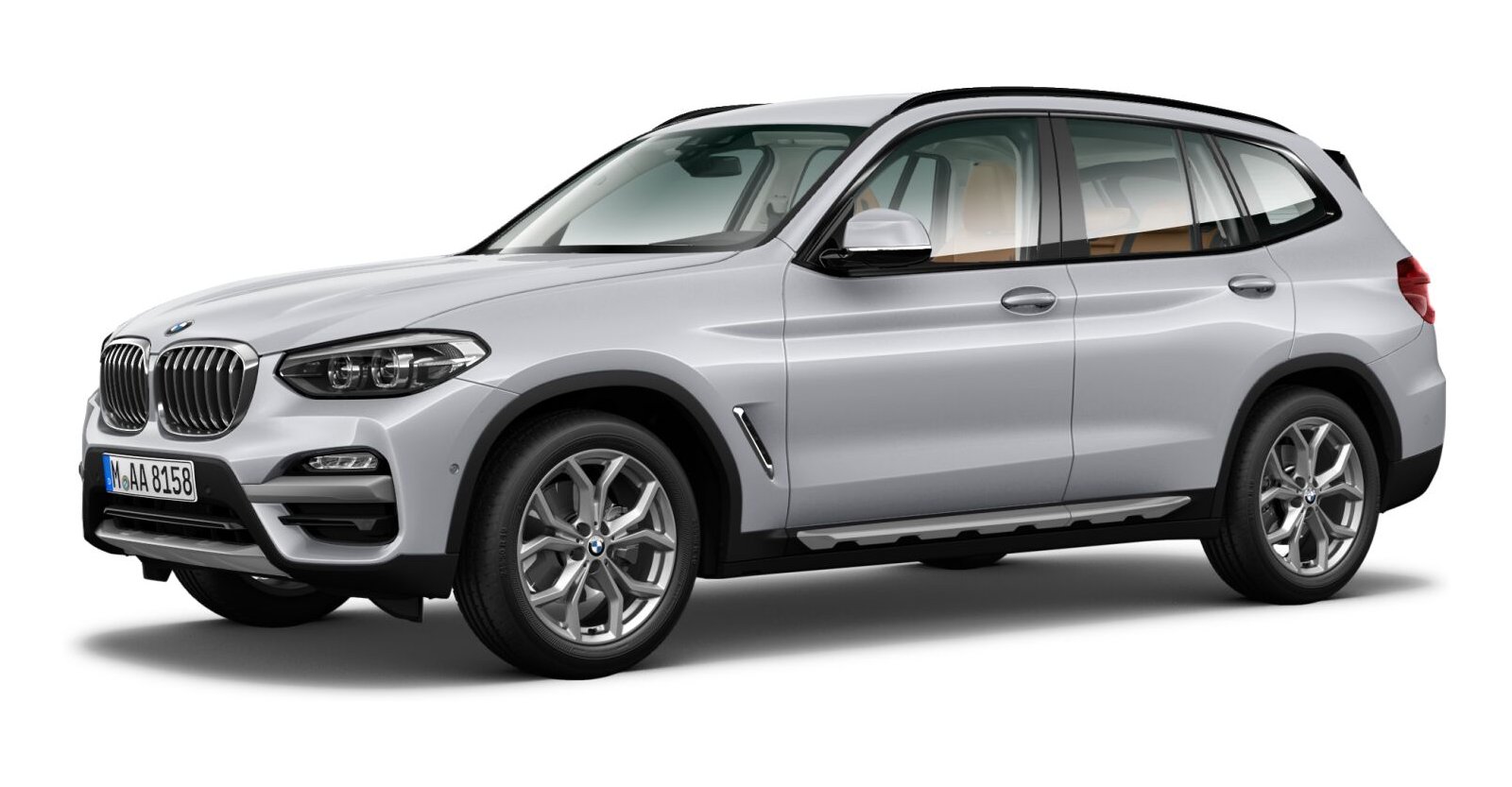 BMW BMW X in Silber von vorne BMW BMW X in Silber von vorne