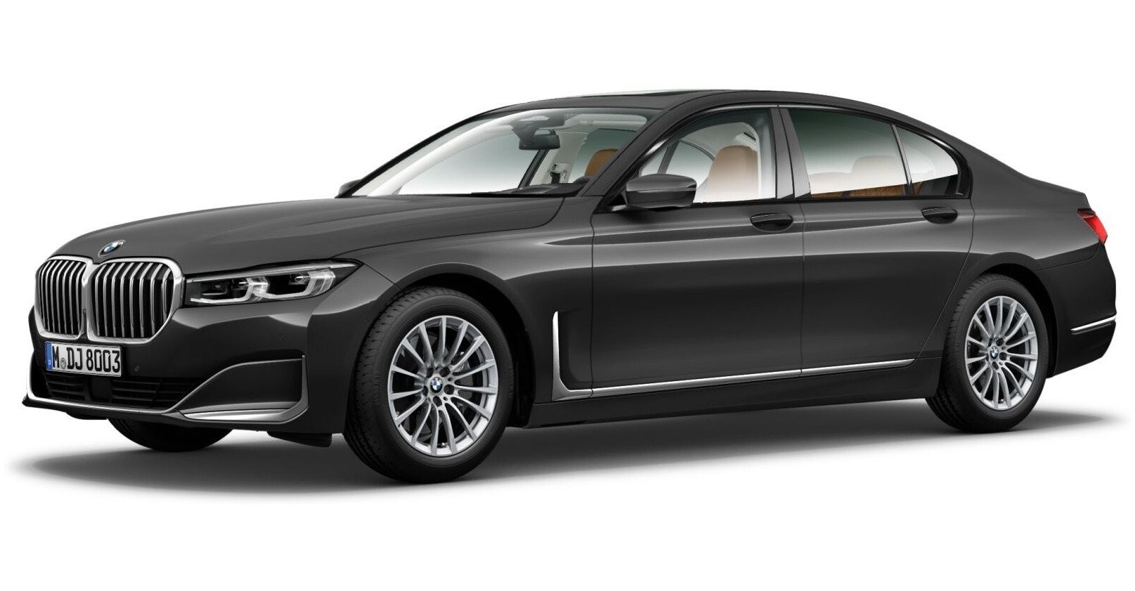 BMW BMW 7er in Grau von vorne