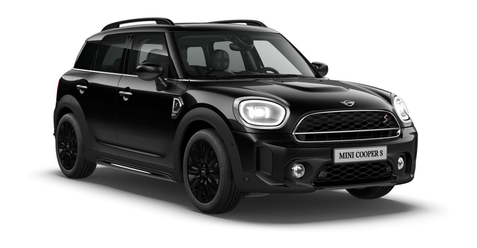 MINI MINI Countryman in Schwarz von vorne