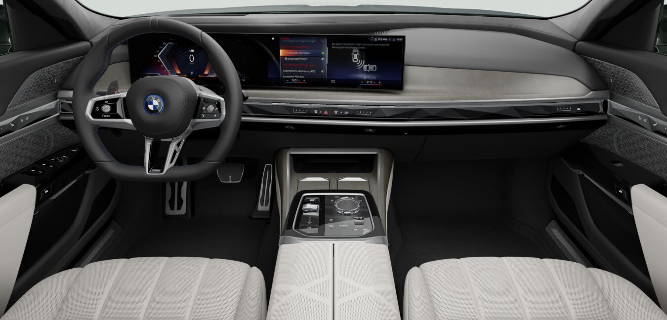 BMW BMW 7er im Innenraum von vorne BMW BMW 7er im Innenraum von vorne
