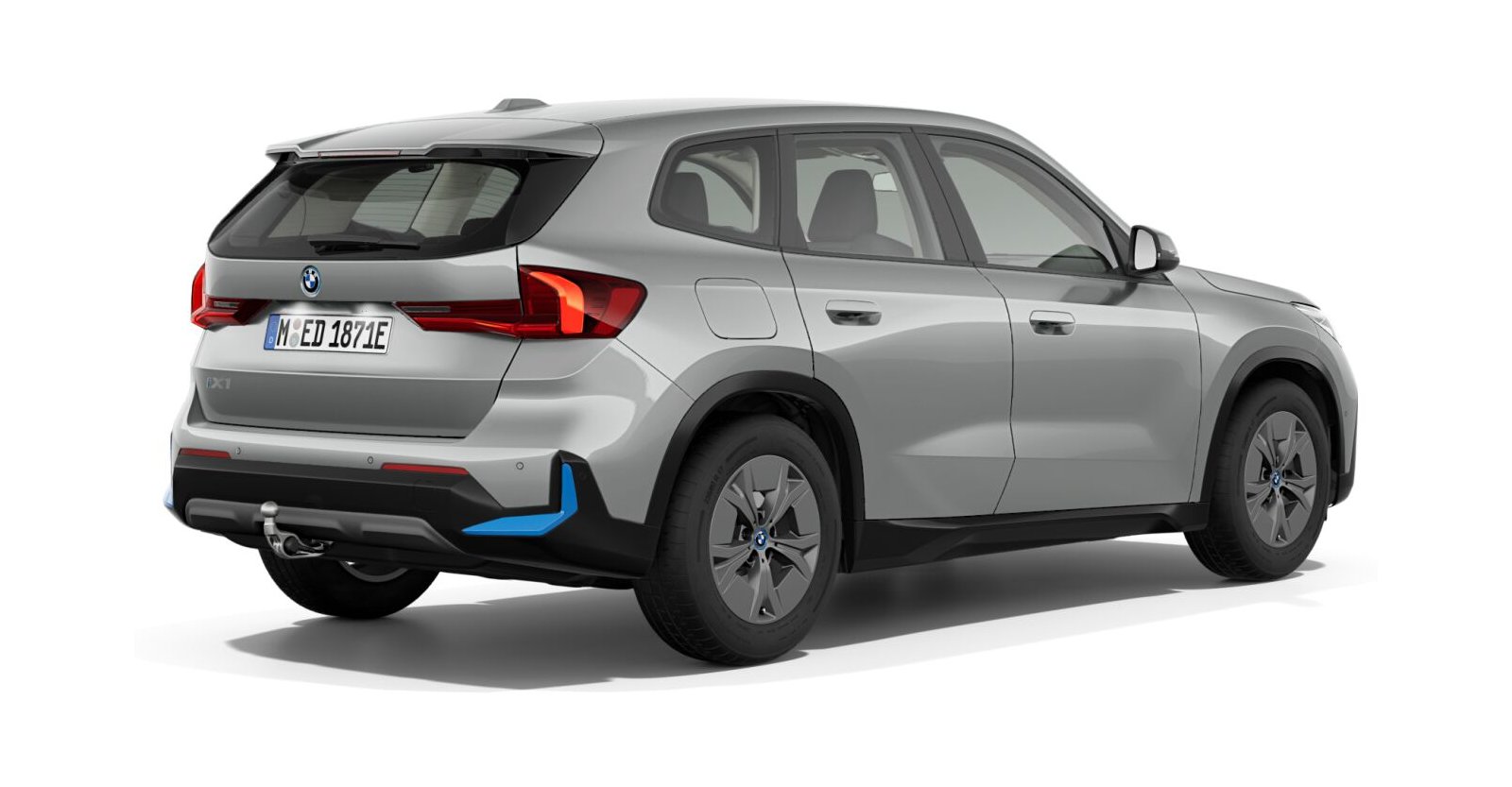 BMW BMW I in Grau von hinten BMW BMW I in Grau von hinten