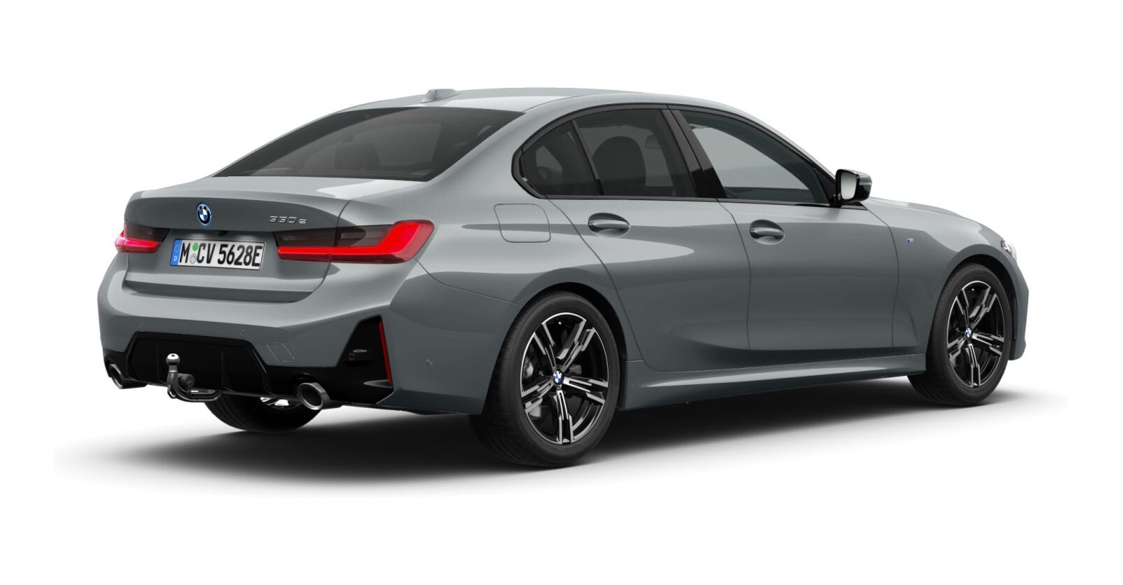BMW BMW 3er in Grau von hinten