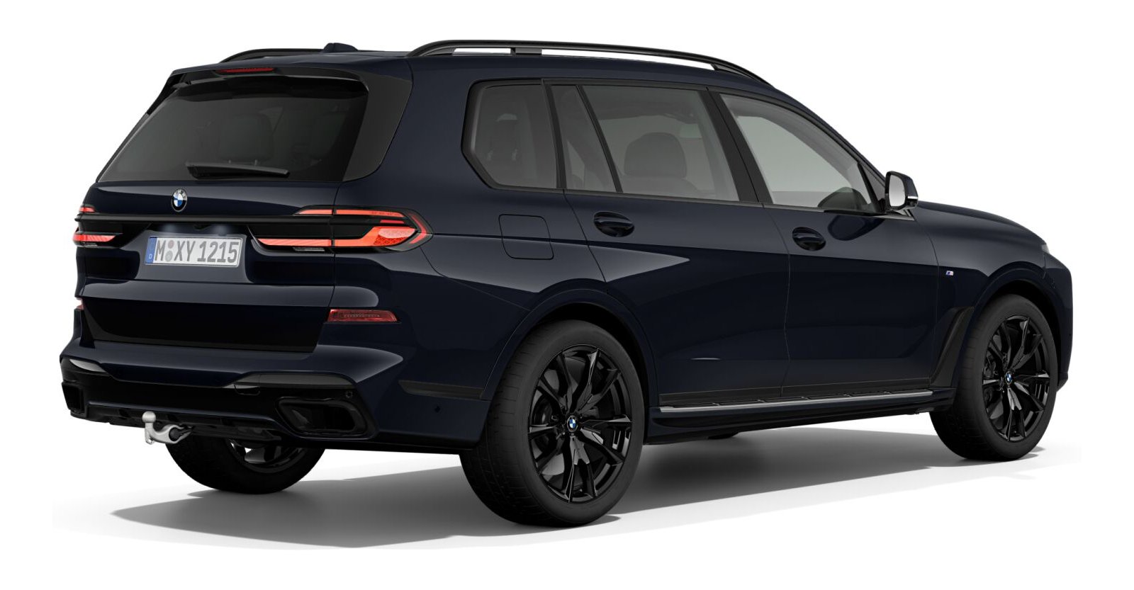 BMW BMW X in Schwarz von hinten BMW BMW X in Schwarz von hinten