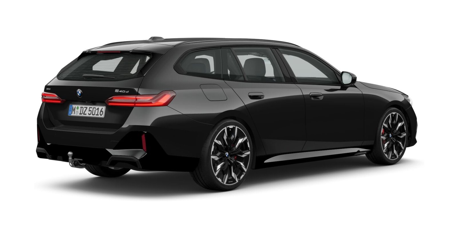 BMW BMW 5er in Schwarz von hinten BMW BMW 5er in Schwarz von hinten