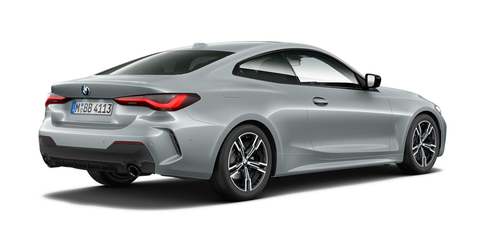 BMW BMW 4er in Grau von hinten