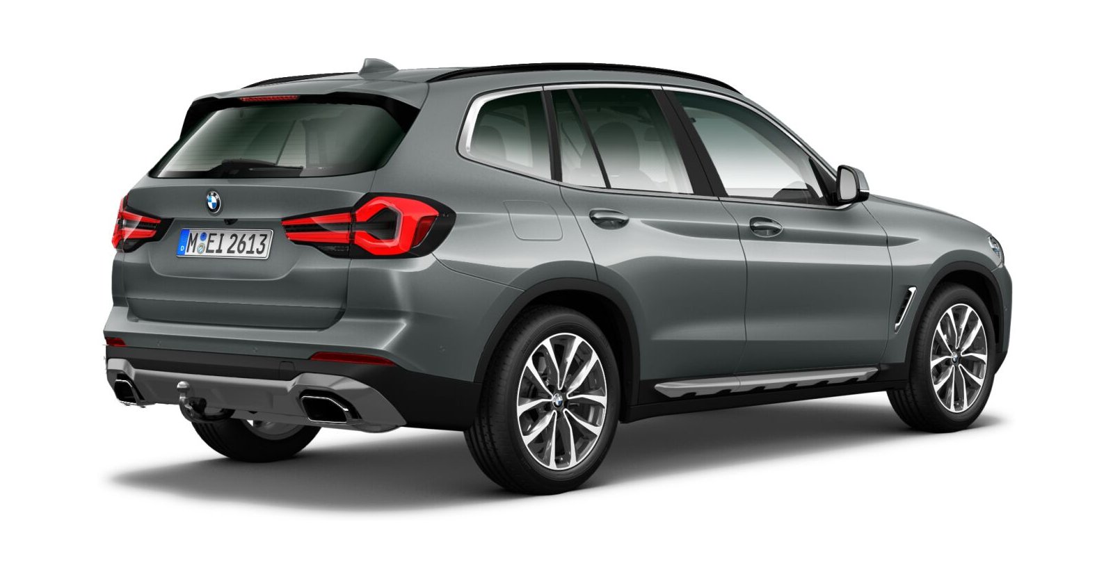 BMW BMW X in Grau von hinten
