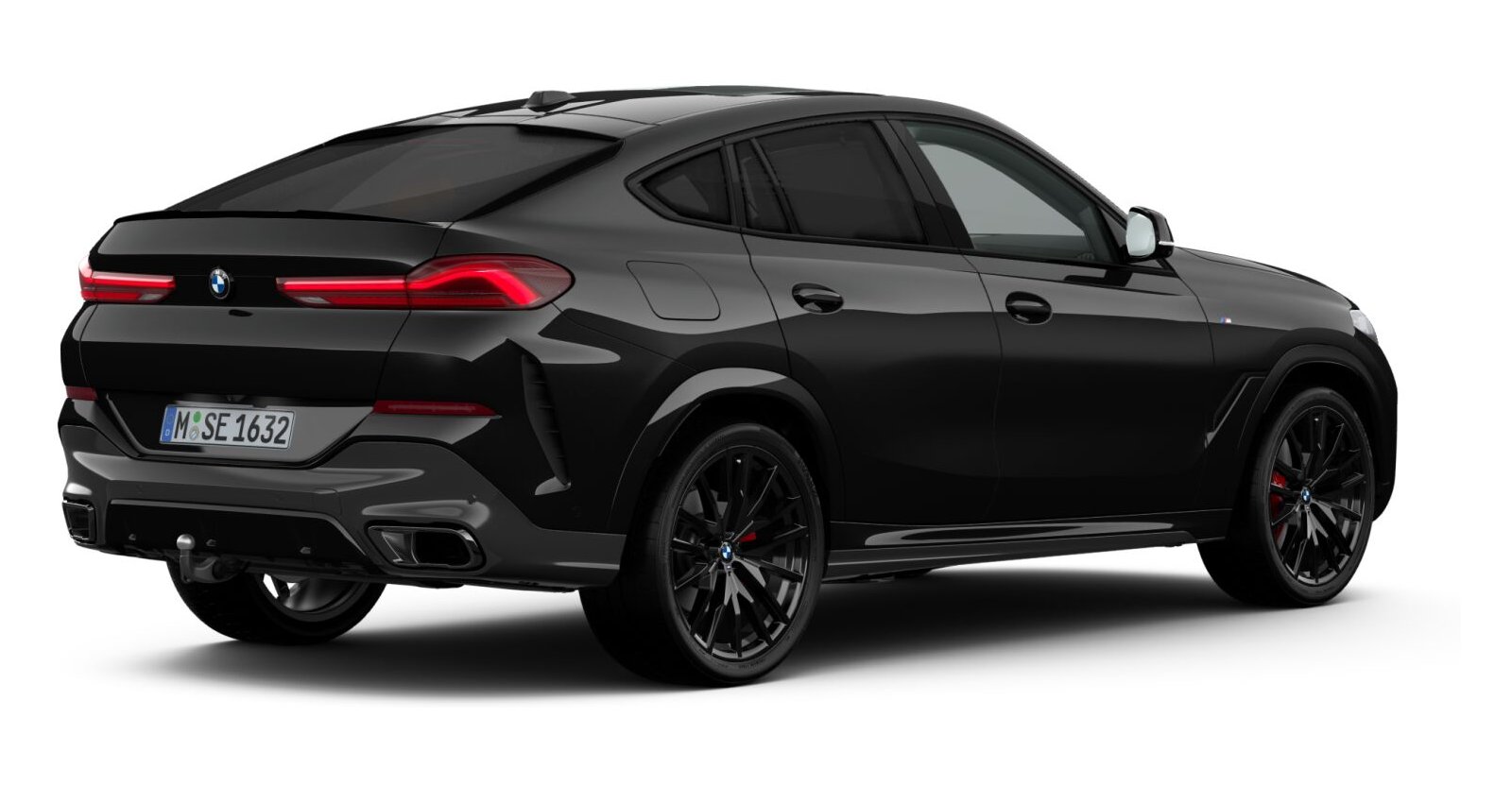 BMW BMW X in Schwarz von hinten BMW BMW X in Schwarz von hinten