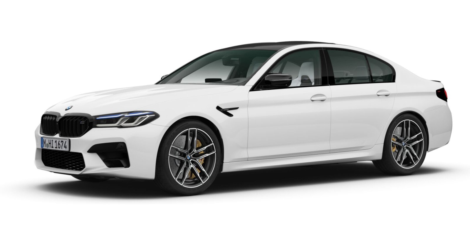 BMW BMW M in Weiß von vorne BMW BMW M in Weiß von vorne