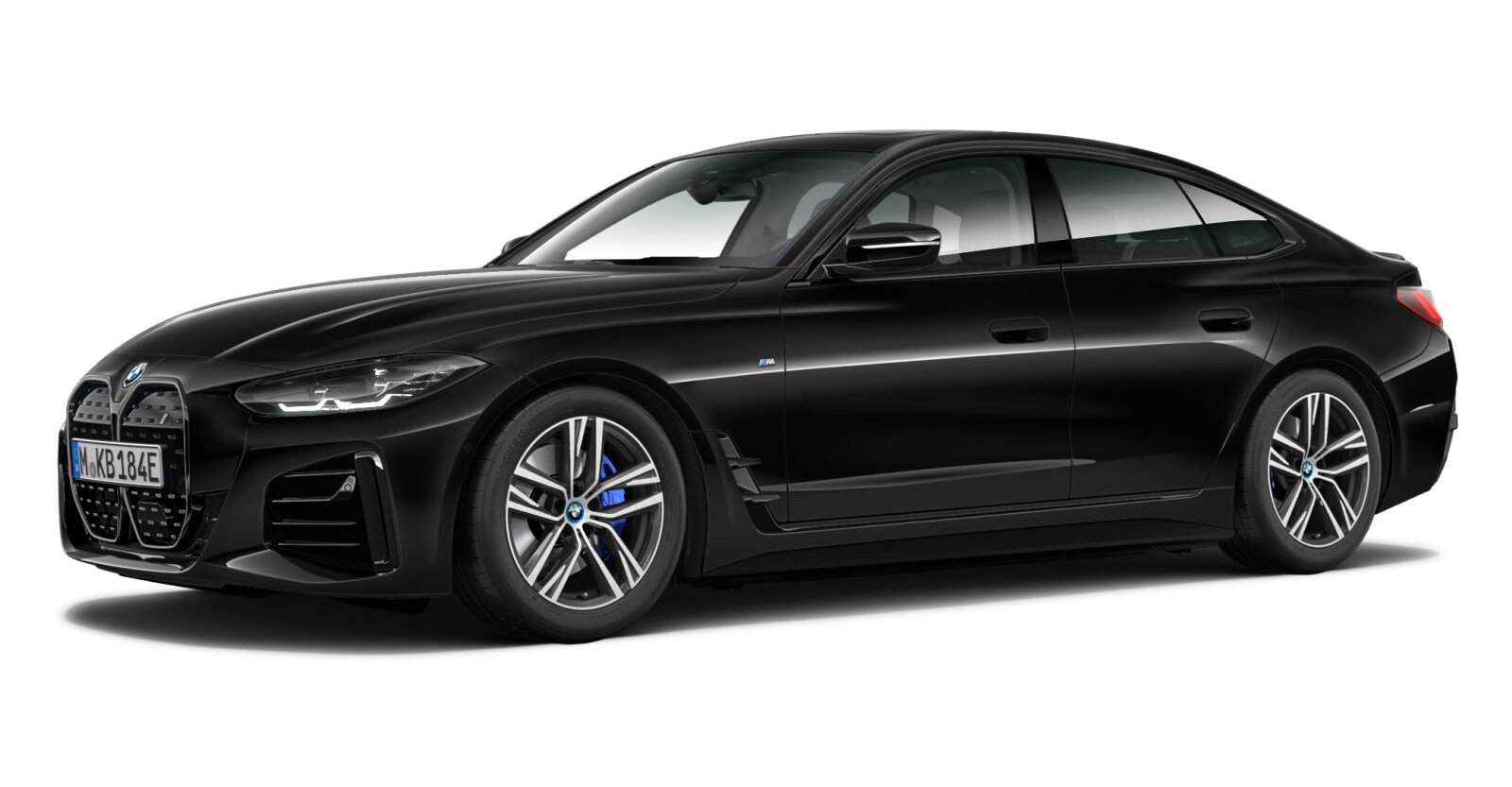BMW BMW I in Schwarz von vorne BMW BMW I in Schwarz von vorne