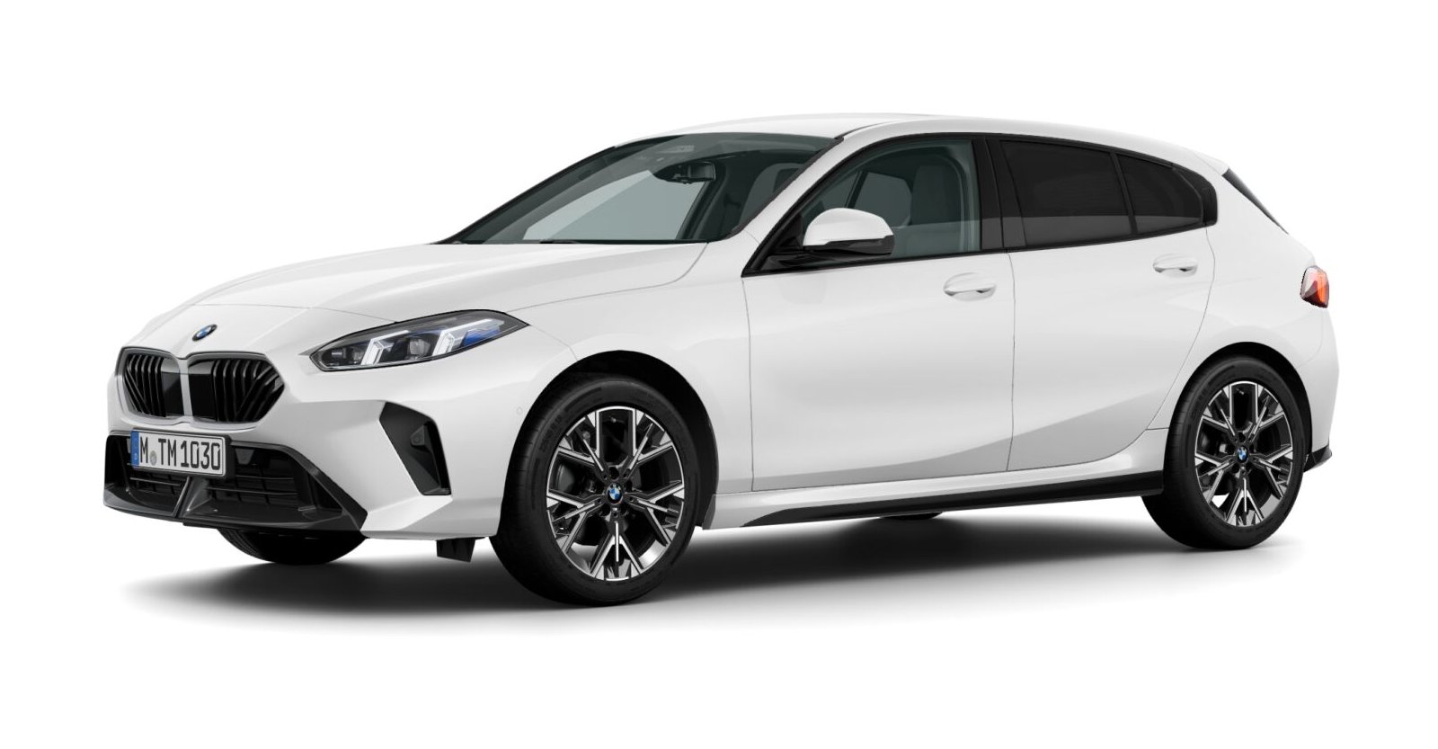 BMW BMW 1er in Weiß von vorne