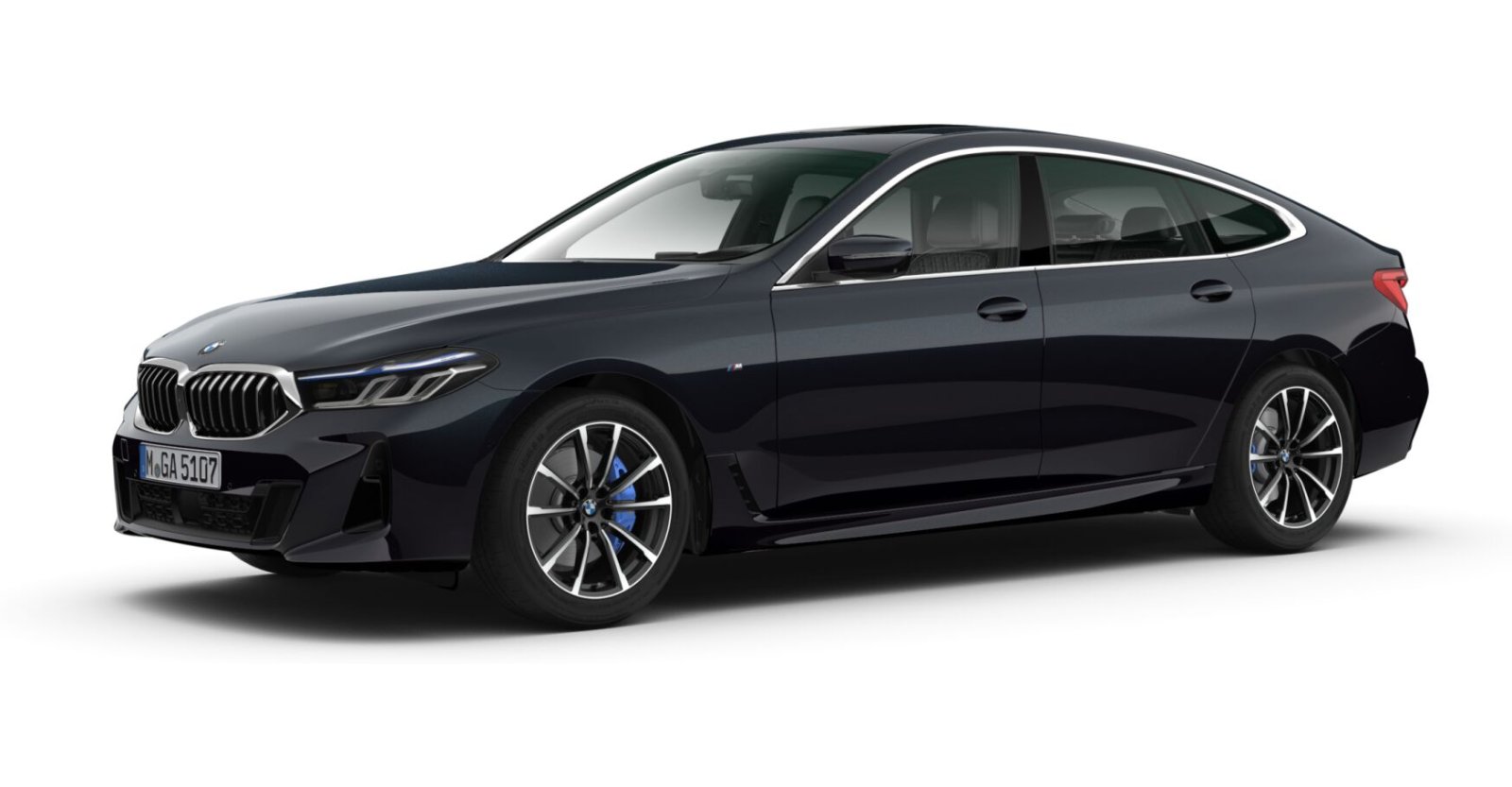BMW BMW 6er in Schwarz von vorne BMW BMW 6er in Schwarz von vorne