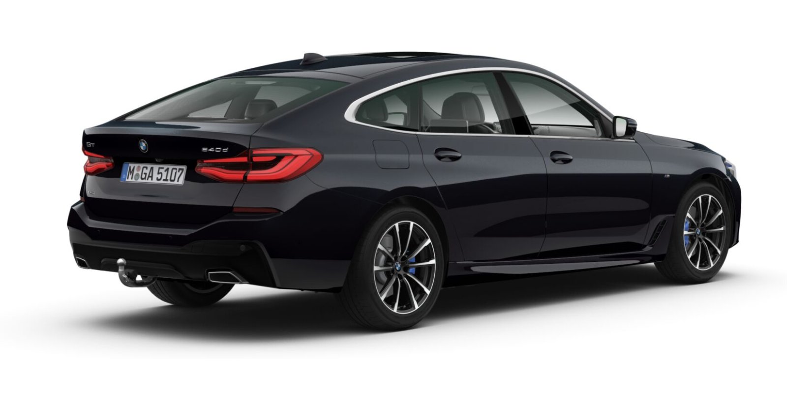 BMW BMW 6er in Schwarz von hinten BMW BMW 6er in Schwarz von hinten