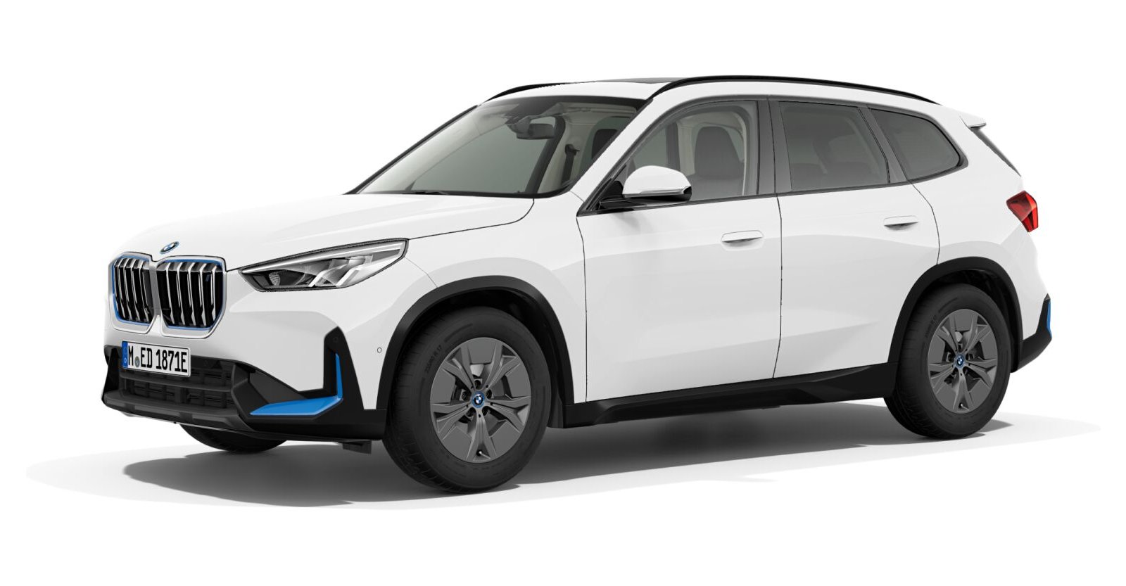 BMW BMW I in Weiß von vorne BMW BMW I in Weiß von vorne