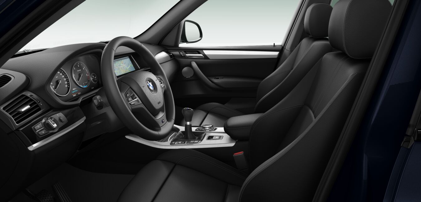 BMW BMW X im Innenraum seitlich