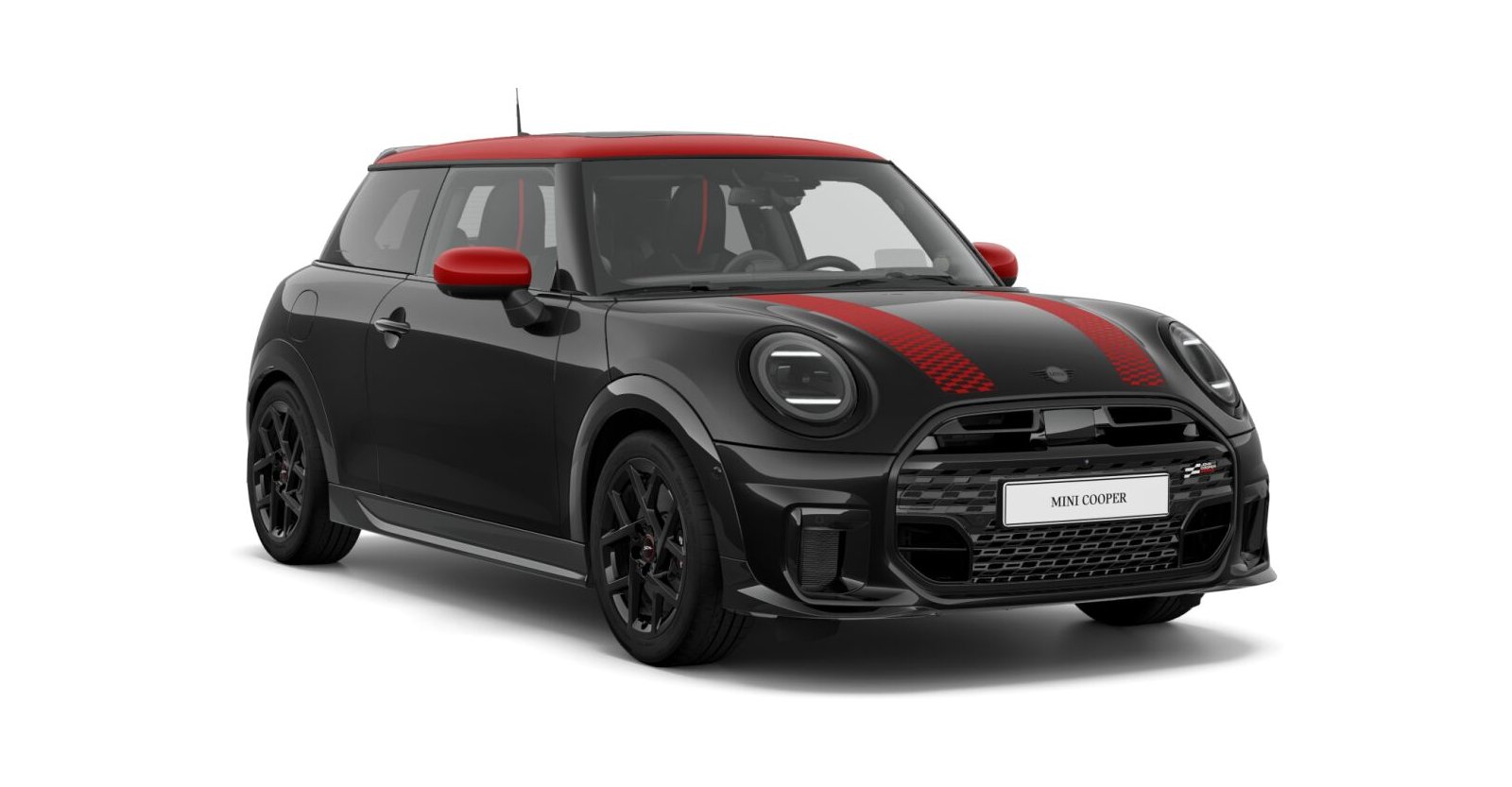 MINI MINI 3-Türer in Schwarz von vorne MINI MINI 3-Türer in Schwarz von vorne