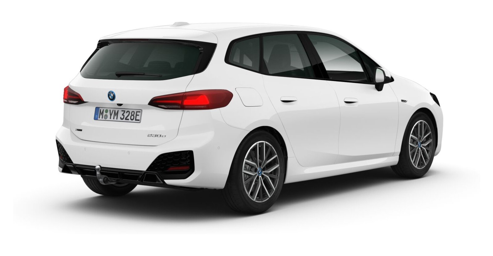 BMW BMW 2er in Weiß von hinten